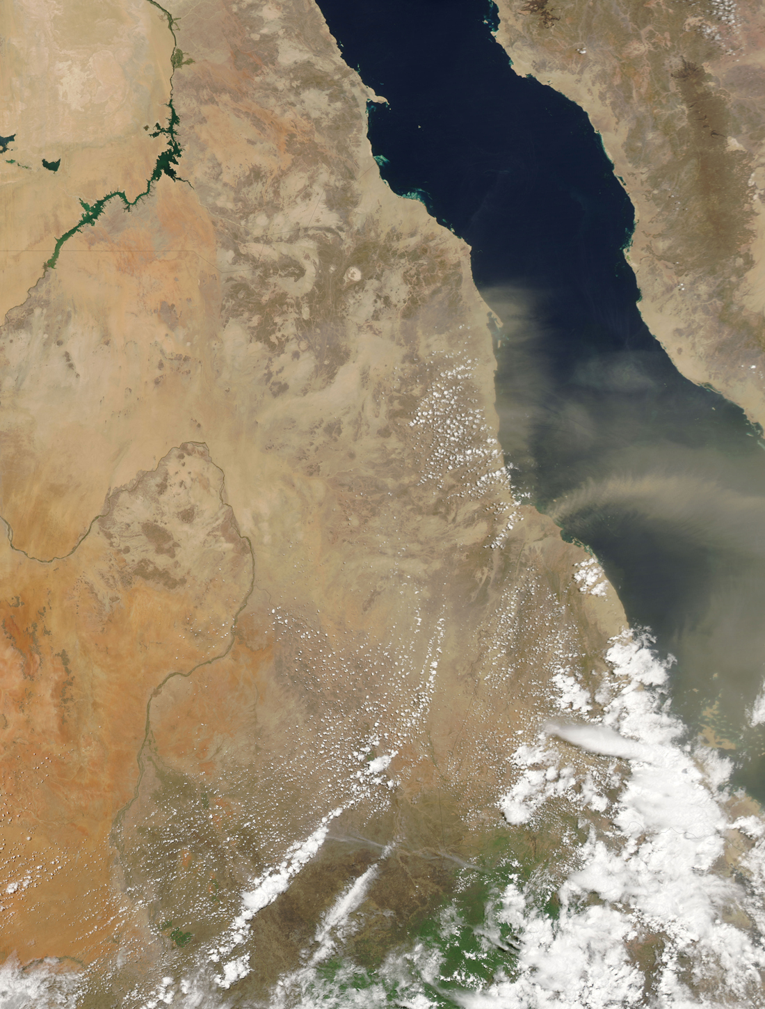 Dust Storm over the Red Sea - related image preview