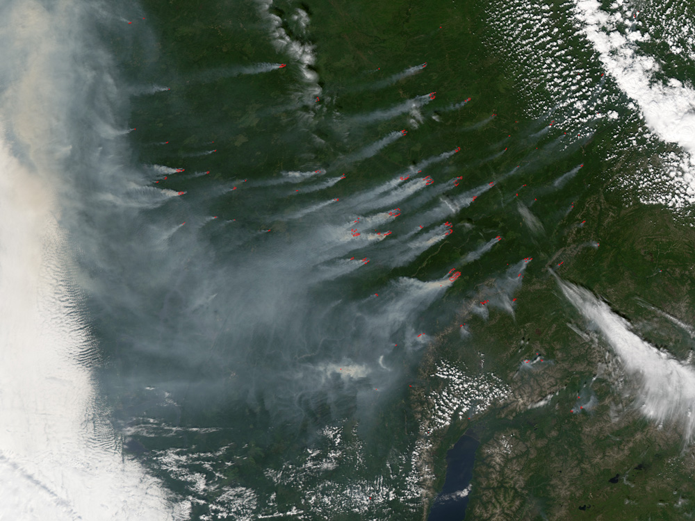 Fires North of Russia’s Lake Baikal - related image preview