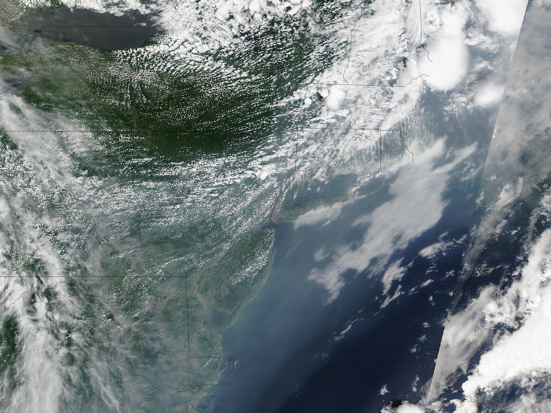 Haze over the United States East Coast - related image preview