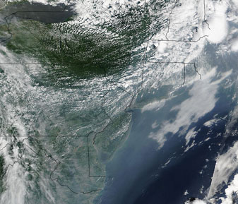 Haze over the United States East Coast - related image preview
