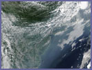 Haze over the United States East Coast - selected image