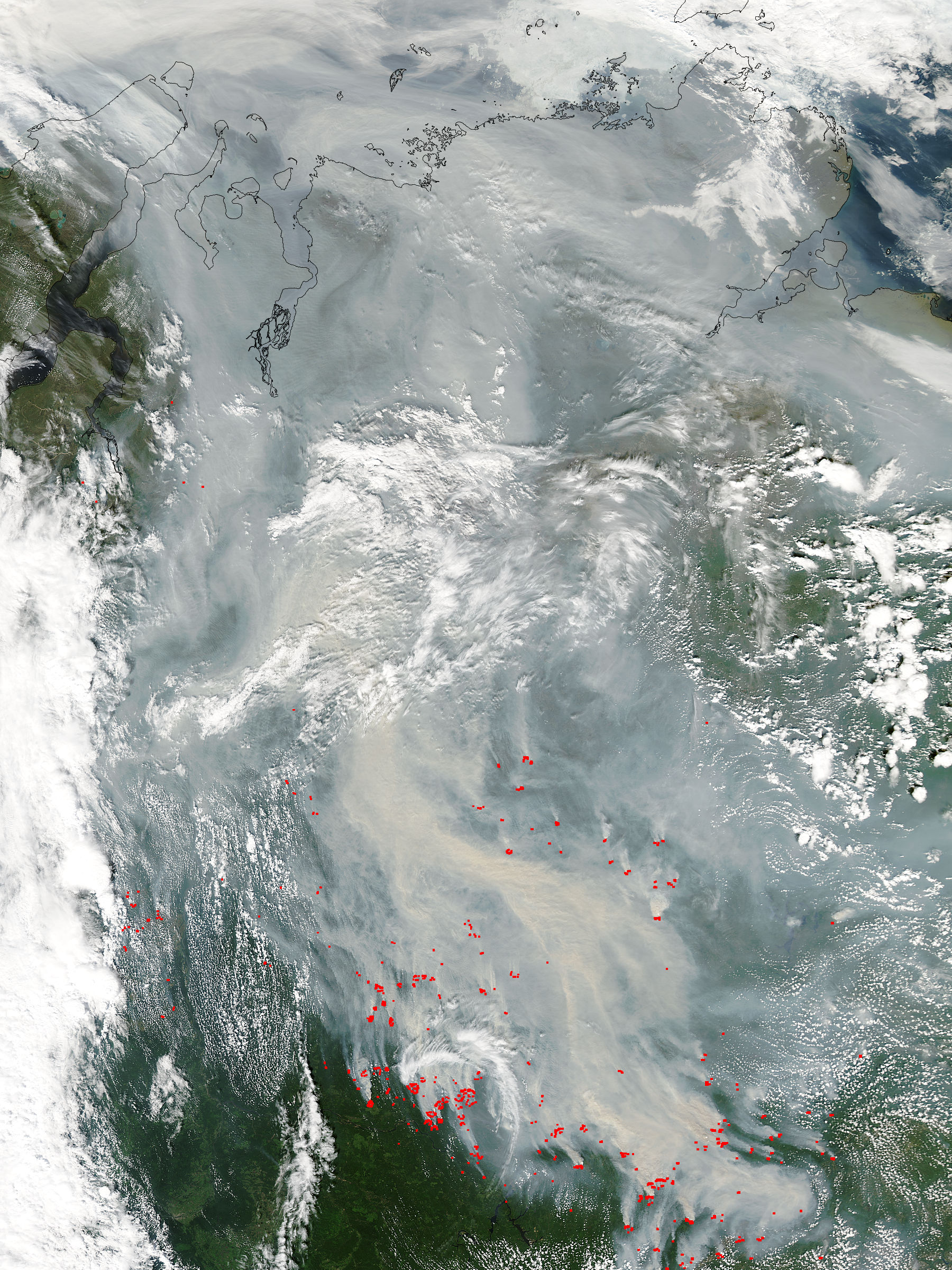 Smoke and Fires Across Western Siberia - related image preview