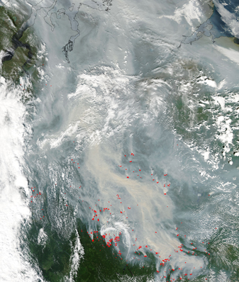 Smoke and Fires Across Western Siberia - related image preview
