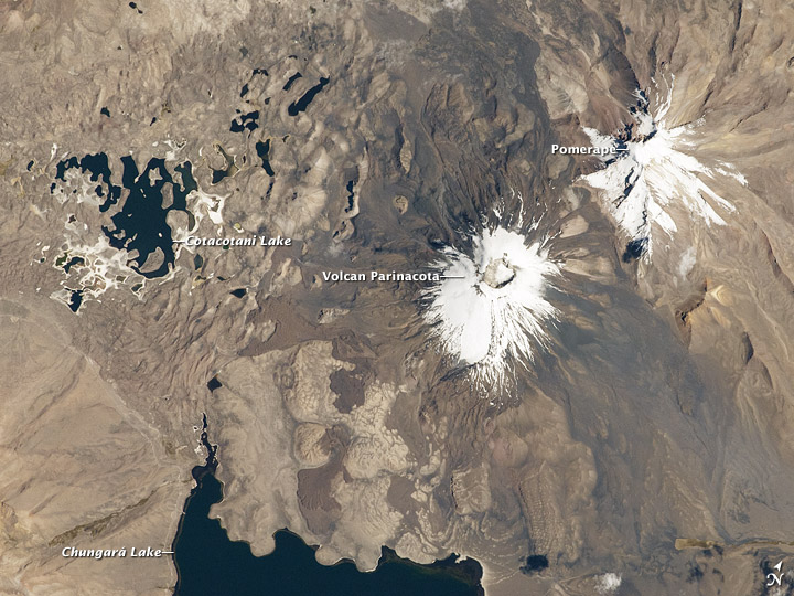 Parinacota Volcano, South America