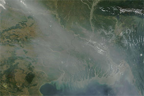 Haze over the Bay of Bengal