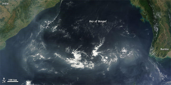 Haze over the Bay of Bengal