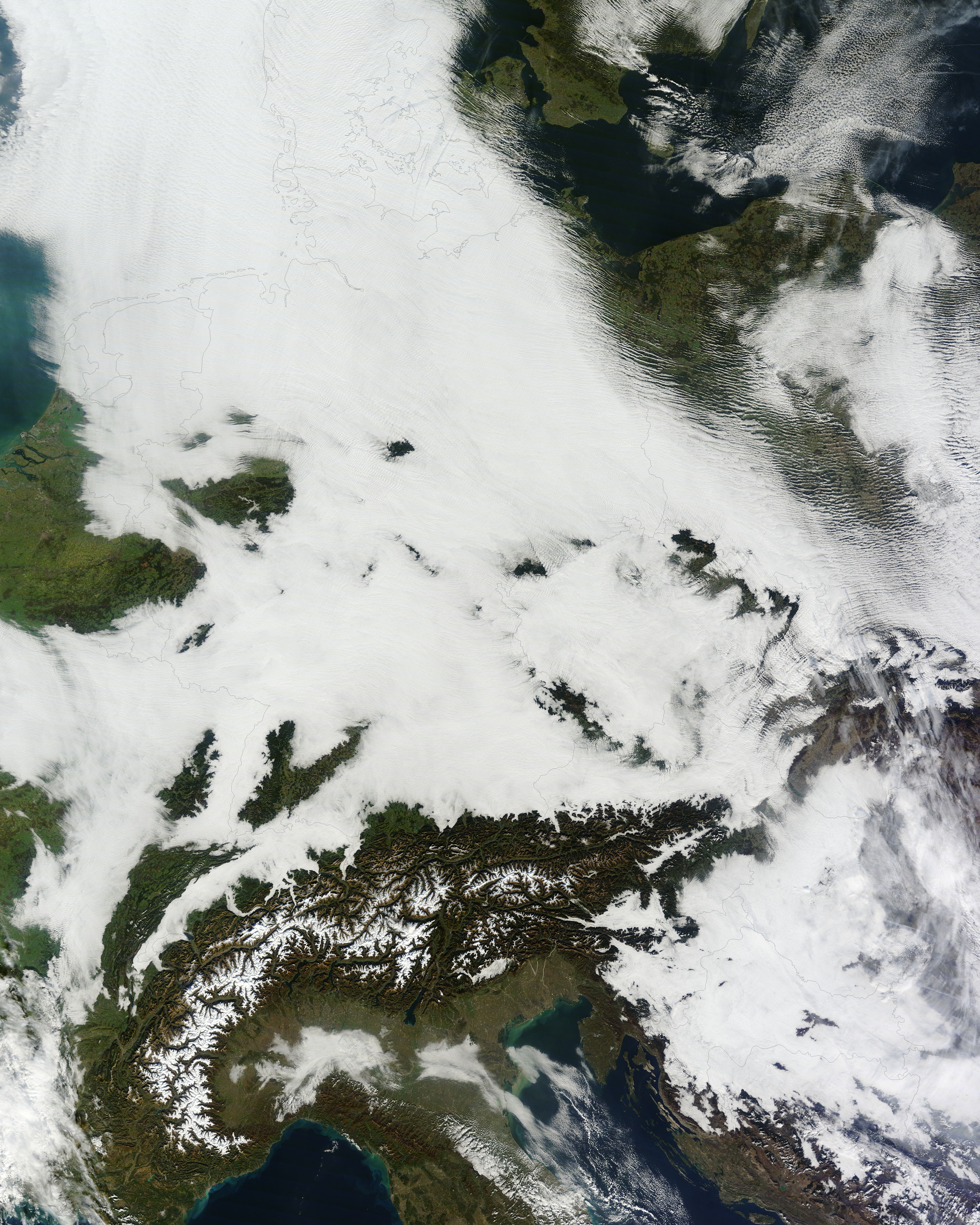 Low Clouds over Central Europe - related image preview