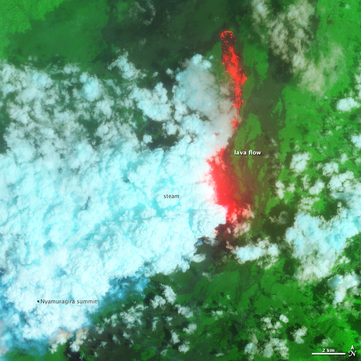 Nyamuragira Volcano Erupts - related image preview