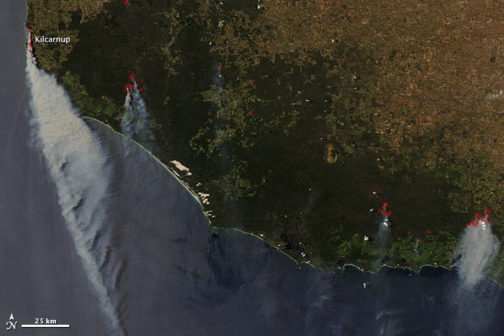 Bushfires in Southwestern Australia - related image preview