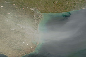 Dust Storm off Argentina