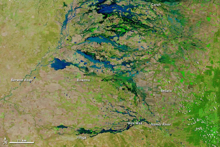 Floods Move Downstream in New South Wales - related image preview