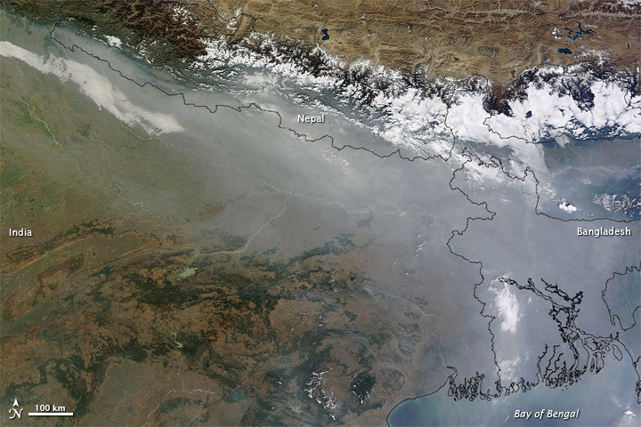 Haze along the Himalaya - related image preview