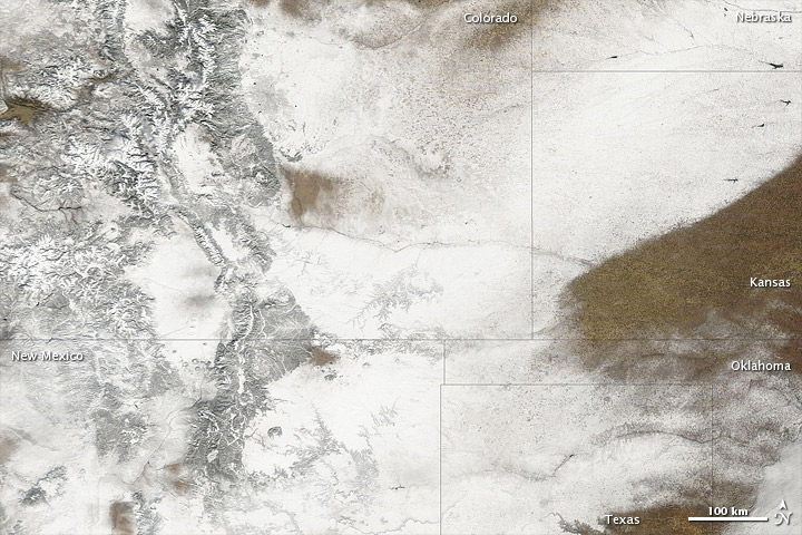 Snowstorm in Western States