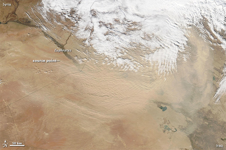Dust Storm in Syria and Iraq
