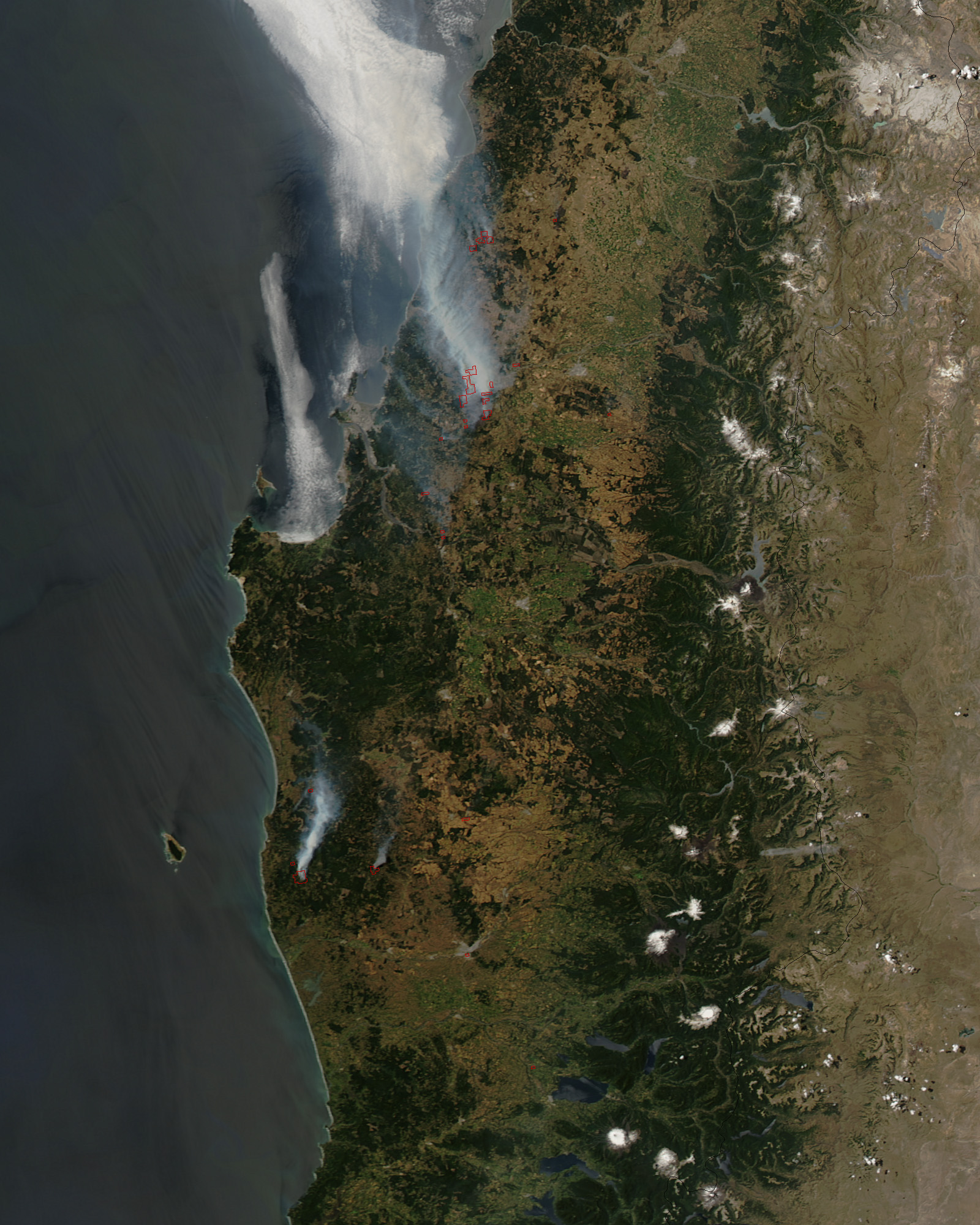 Wildfire in BÃ­o-BÃ­o, Chile - related image preview