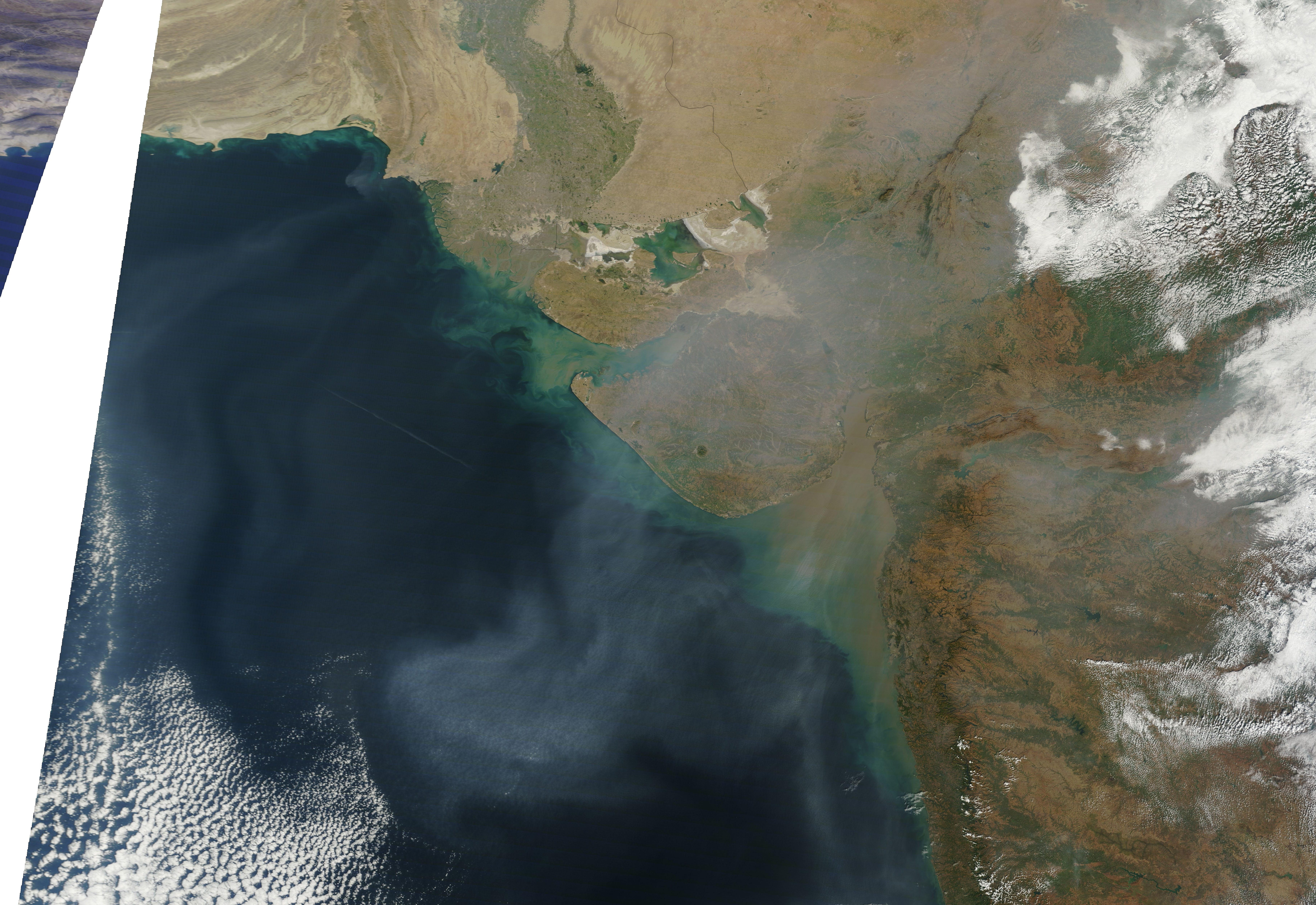 Haze over the Arabian Sea - related image preview
