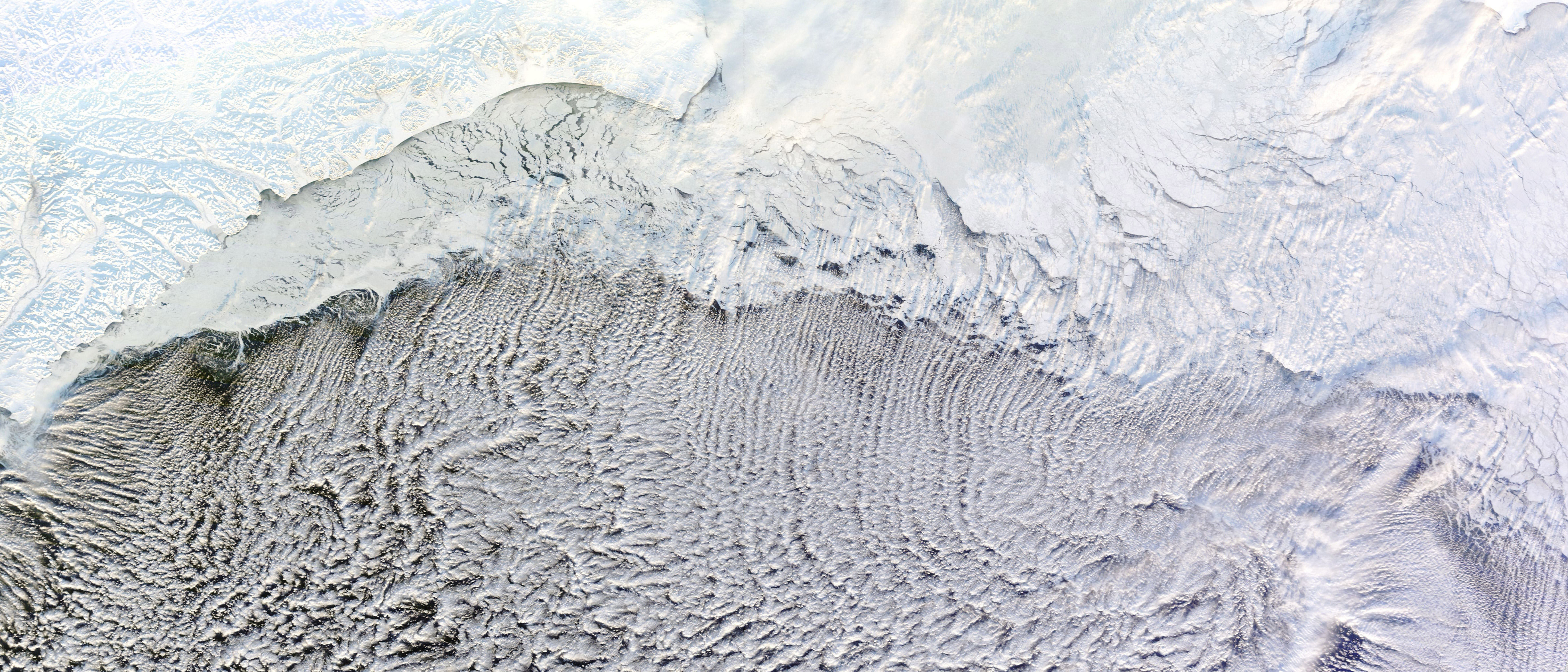 Cloud Streets over the Bering Sea - related image preview