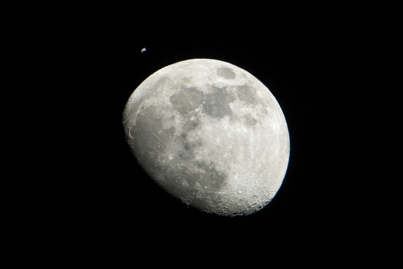 Two Earth Satellites Viewed From Houston - related image preview