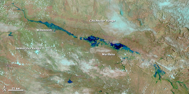 Flooding in Northwestern Australia