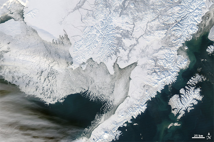 Sea Ice off Southwestern Alaska - related image preview