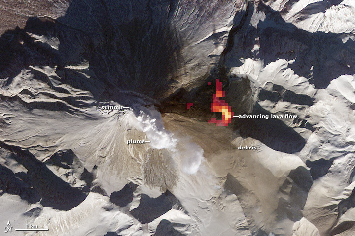 Activity at Kizimen Volcano - related image preview