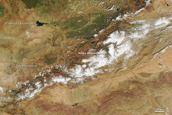 Snow in the Atlas Mountains of Morocco - related image preview