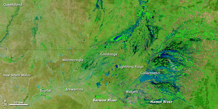 Flooding in Southeastern Australia