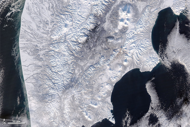 Snow and Volcanoes on Kamchatka - related image preview