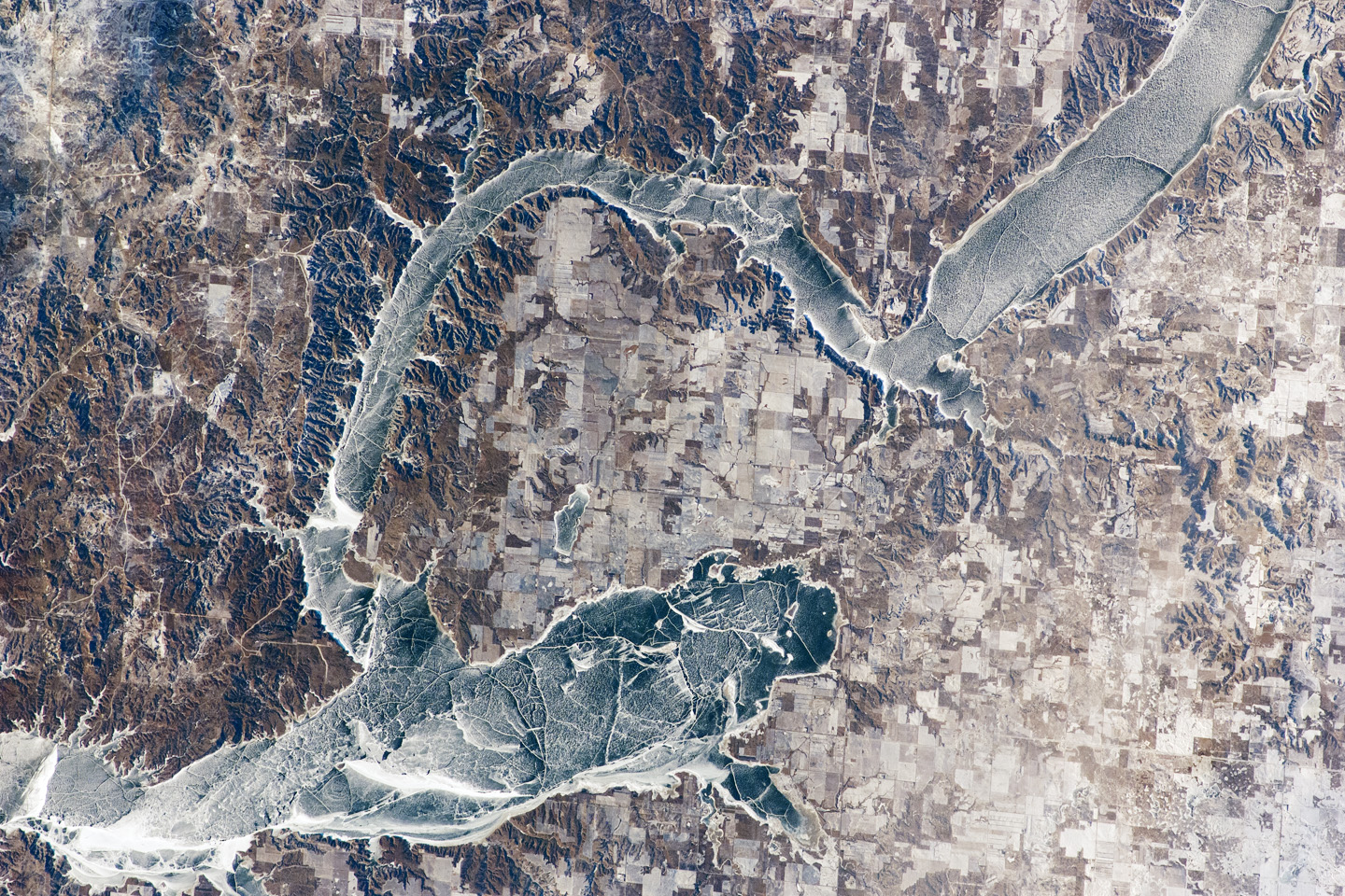 Ice Cover on Lake Sakakawea, North Dakota - related image preview