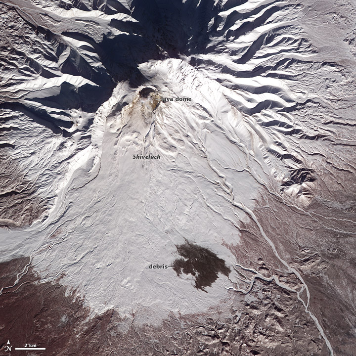 Activity at Shiveluch Volcano