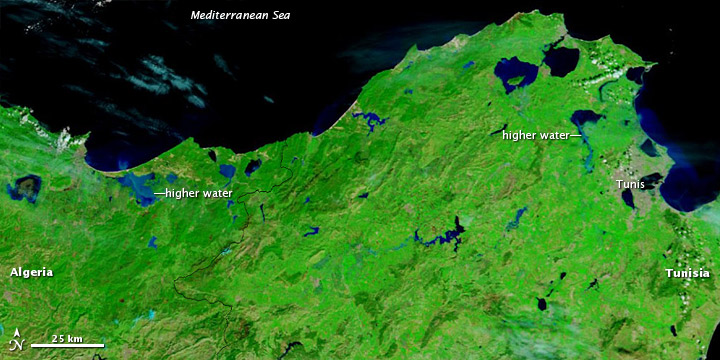 Floods in Northwestern Tunisia