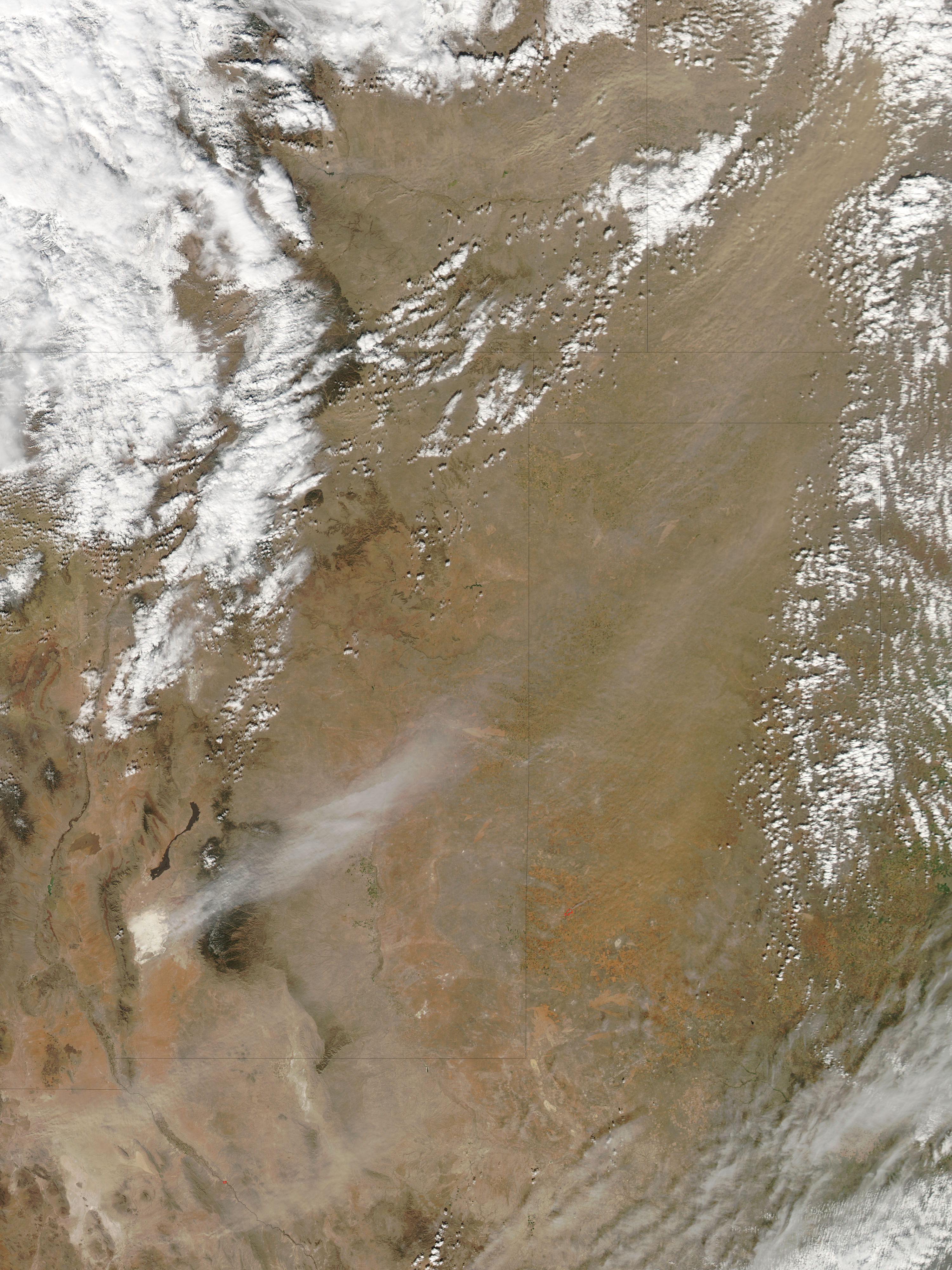Dust Plume from White Sands - related image preview