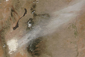 Dust Plume from White Sands