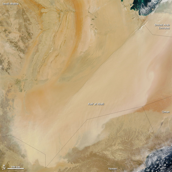 Dust over the Arabian Peninsula - related image preview
