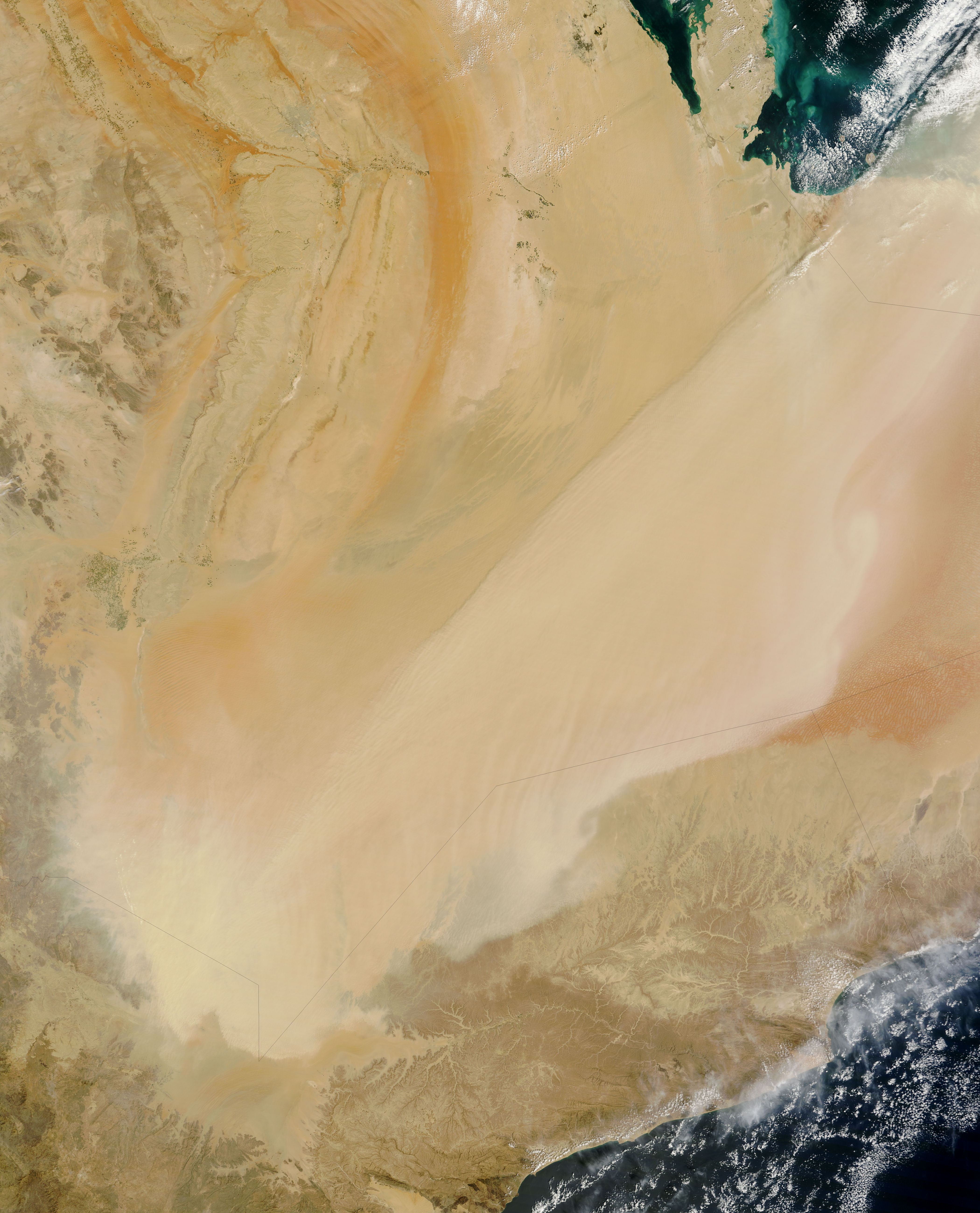 Dust over the Arabian Peninsula - related image preview