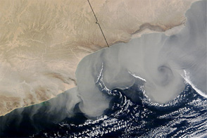 Dust over the Southern Arabian Peninsula