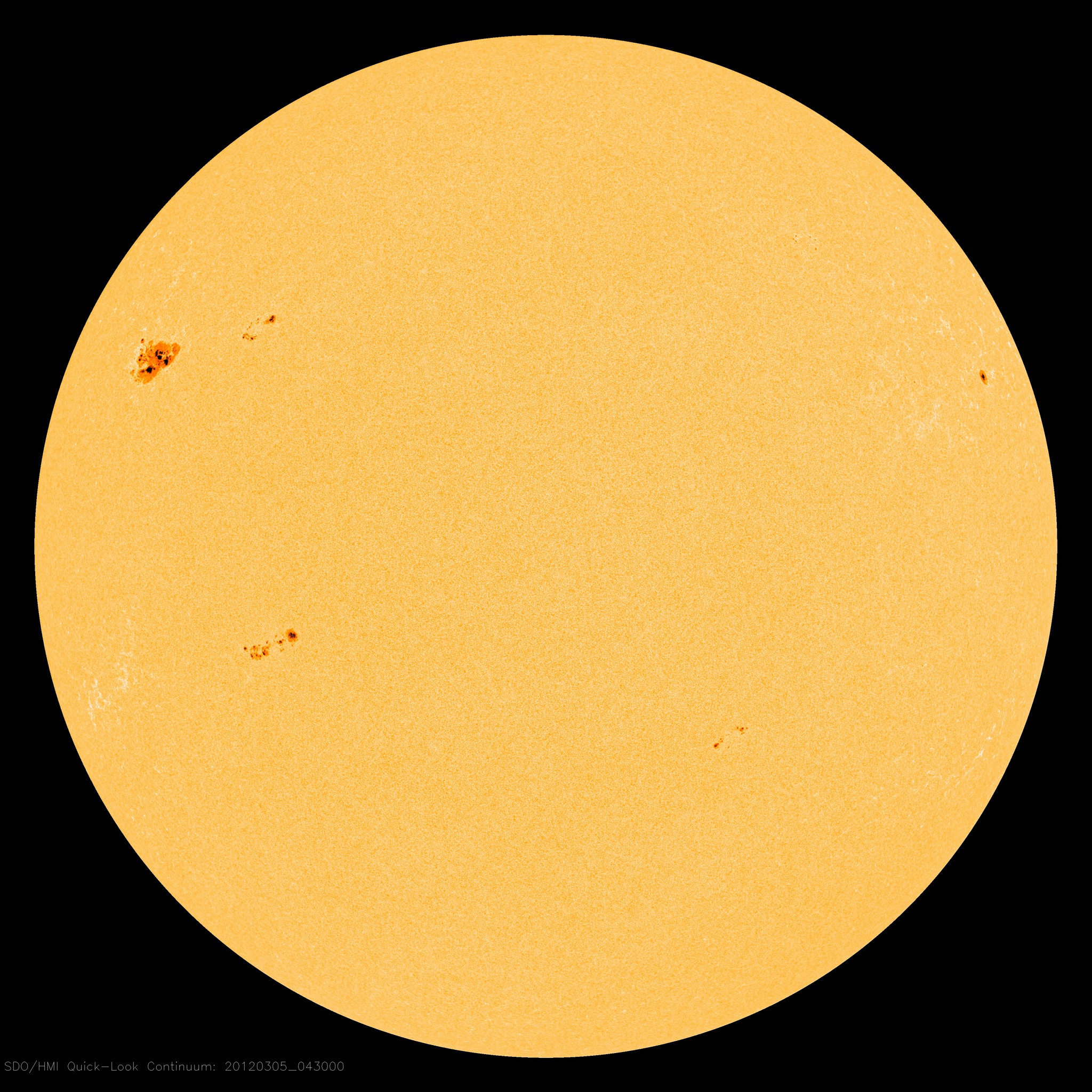Sunspot and Flare, March 2012 - related image preview