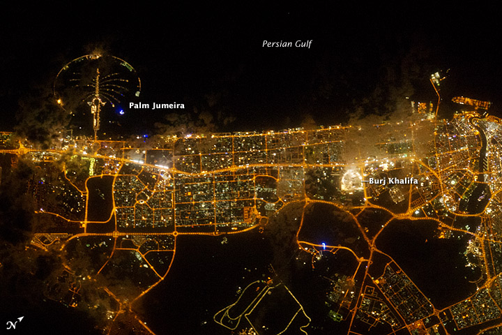 City Lights of Dubai, United Arab Emirates