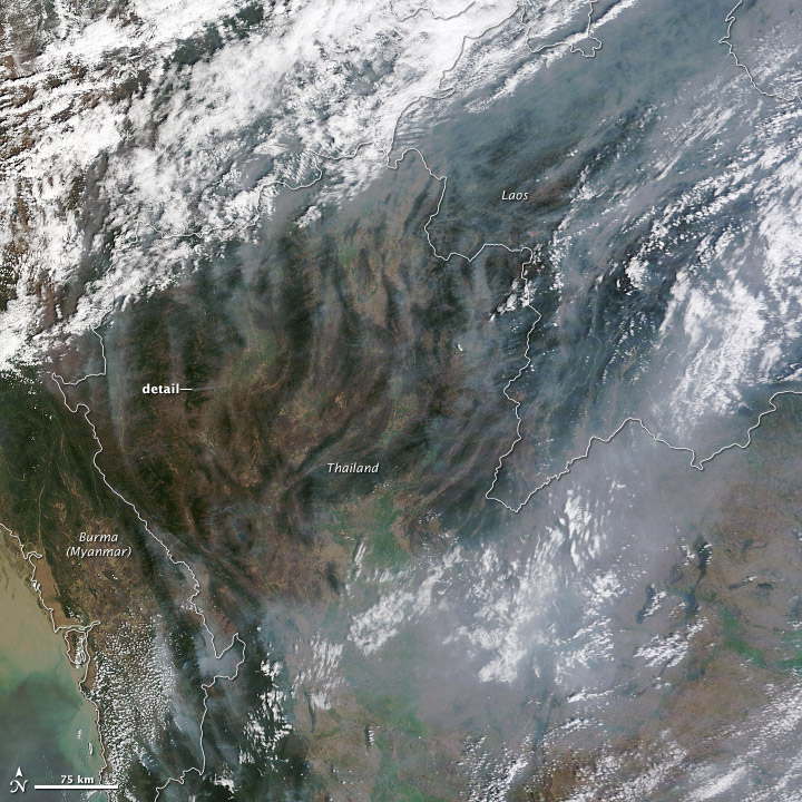 Southeast Asia Shrouded by Smoke