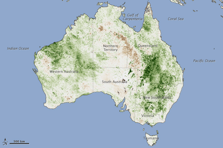 A Summer of Rain Paints Eastern Australia Green