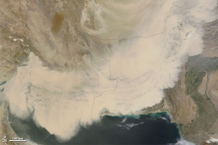 Dust Storm in Southwest Asia - related image preview