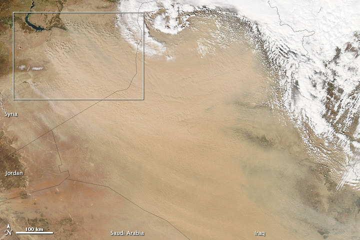 Dust Storm in Syria and Iraq