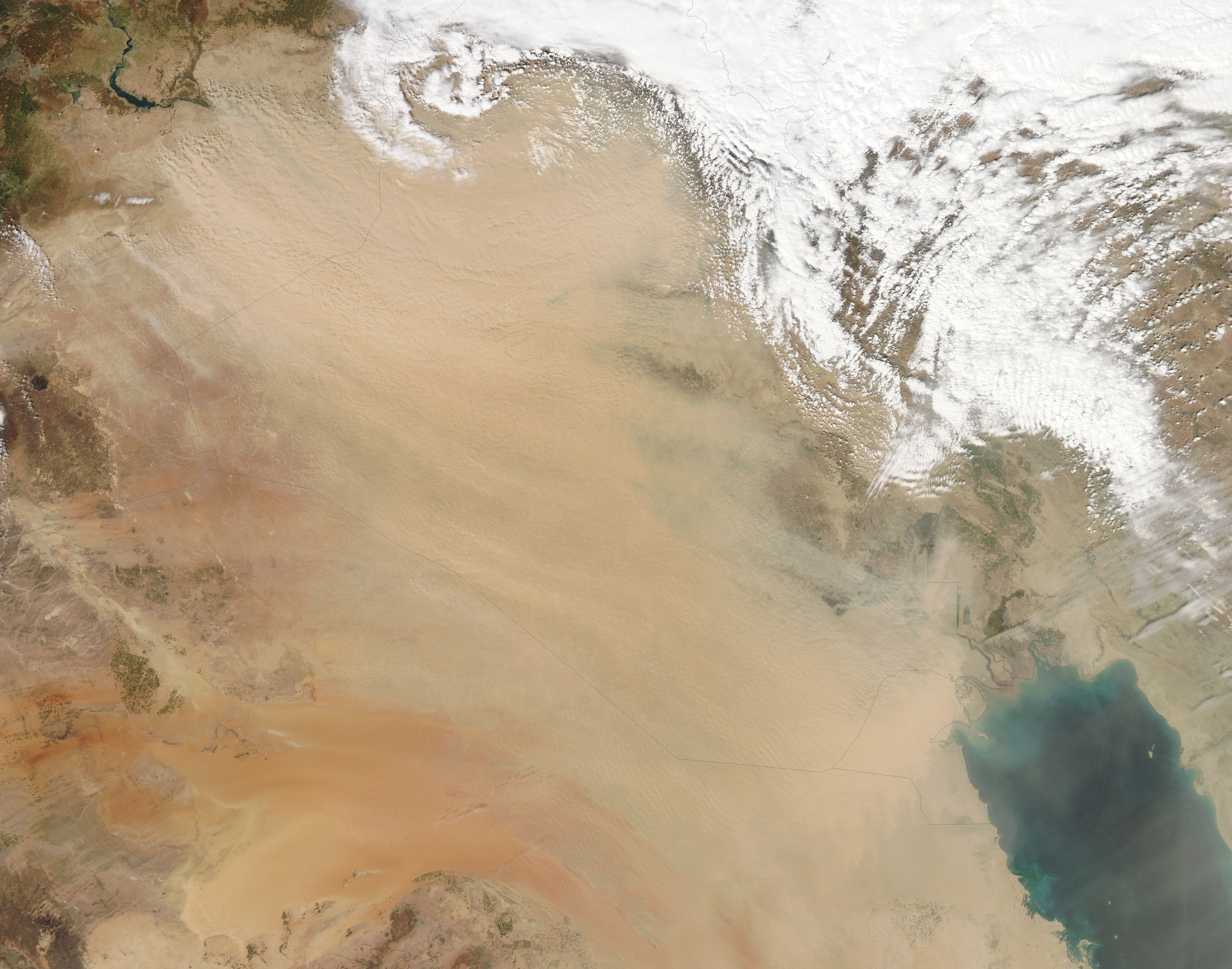 Dust Storm in Syria and Iraq - related image preview