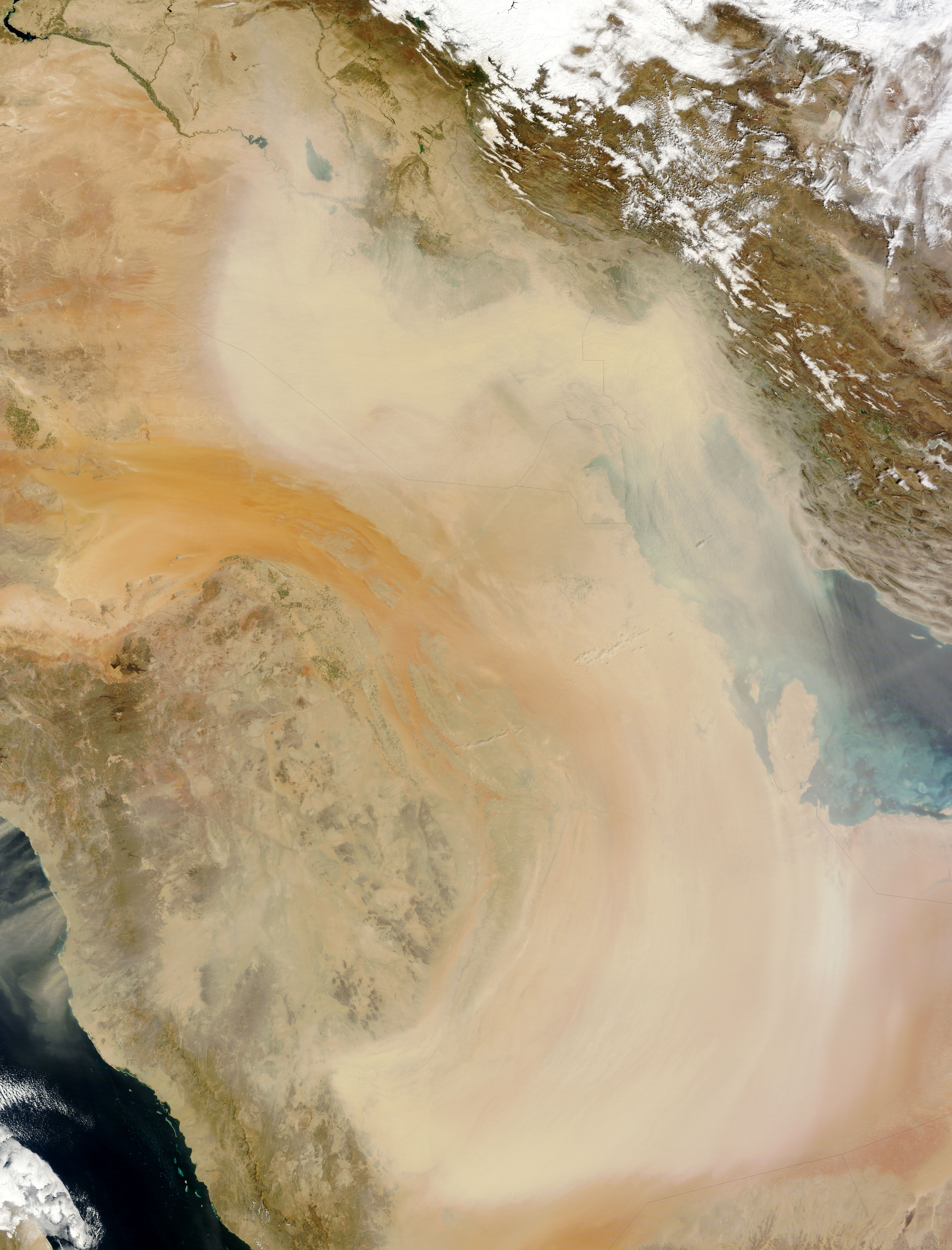 Dust over Saudi Arabia and the Persian Gulf - related image preview