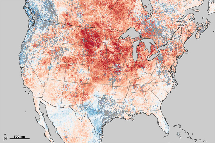 Historic Heat in North America Turns Winter to Summer : Image of the Day