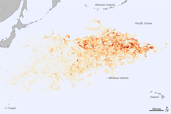 Tracking Debris from the Tohoku Tsunami