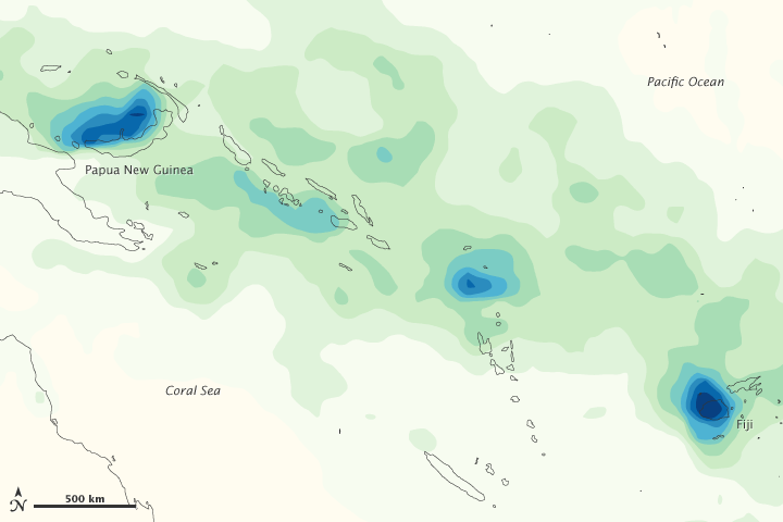 Heavy Rains in the South Pacific Islands - related image preview