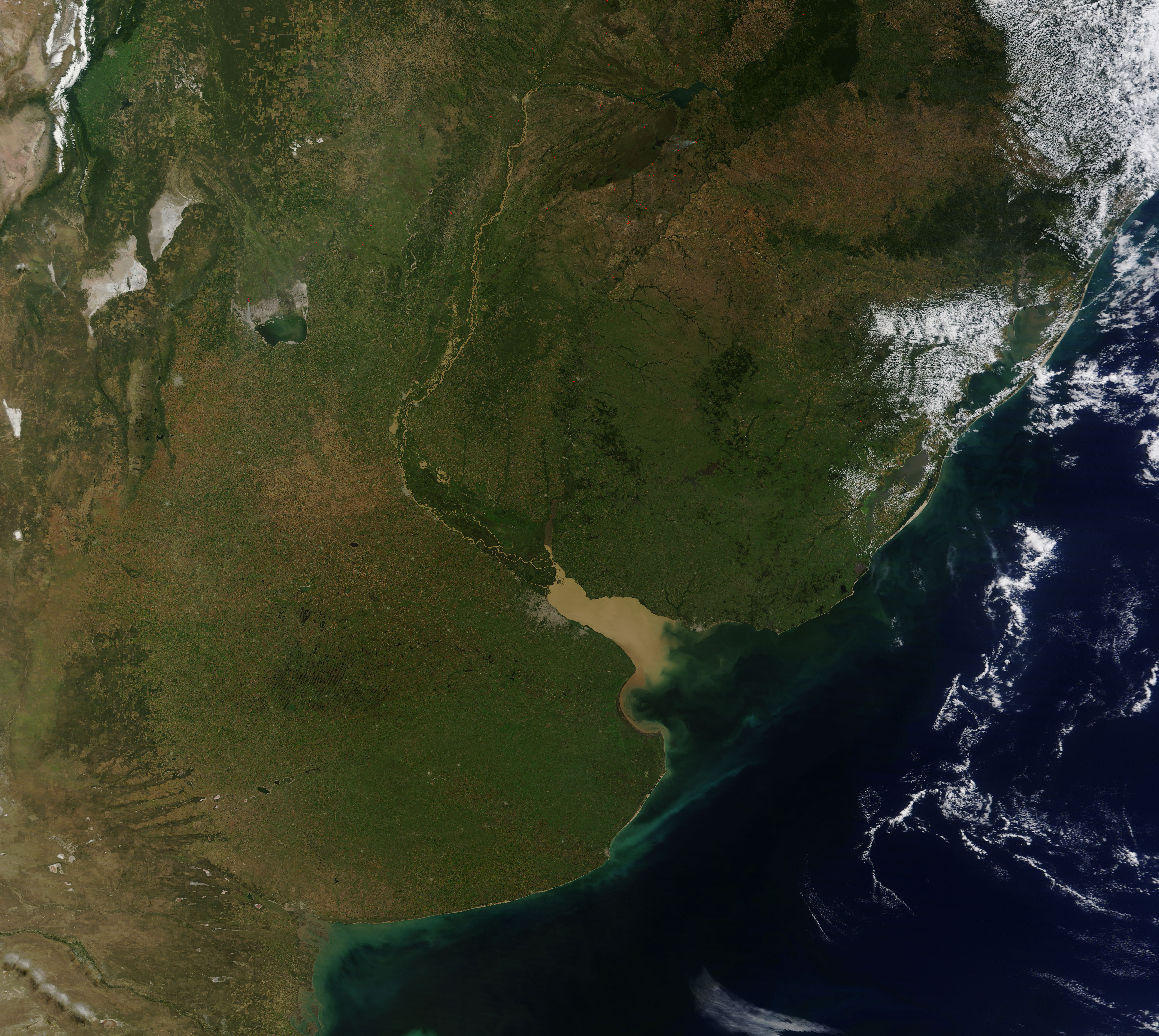 Sediment in the Río de La Plata - related image preview