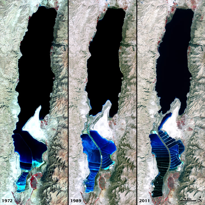 NASA Visible Earth: The Dead Sea