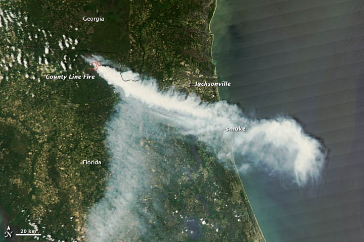 County Line Fire in Florida